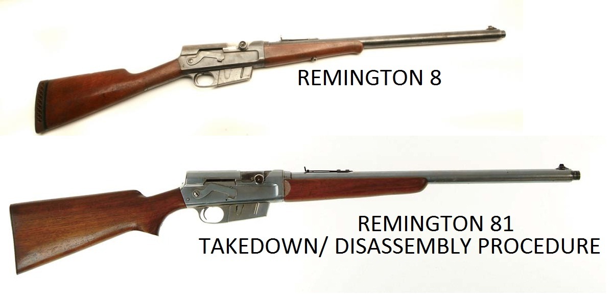 Remington 81 Rifle Service Manuals, Cleaning, Repair Manuals
