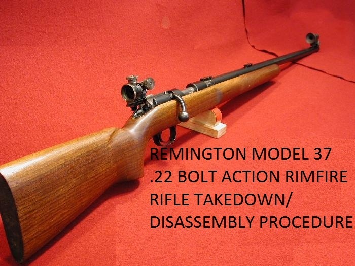 Remington 37 Rifle Service Manuals, Cleaning, Repair Manuals