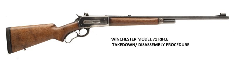 Winchester 71 Rifle Service Manuals, Cleaning, Repair Manuals